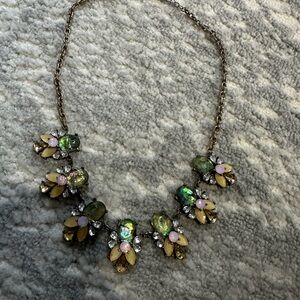 Chic Multicolor Floral Necklace